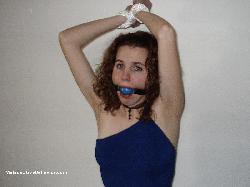 www.jackiebound.com - 1-16 Tied in My Blue Dress Part I Photos thumbnail