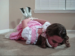 www.jackiebound.com - Tied in My Pretty Pink Dress Part IV thumbnail