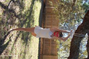 www.jackiebound.com - Pantyhose Tree Tied in a Slip photos thumbnail
